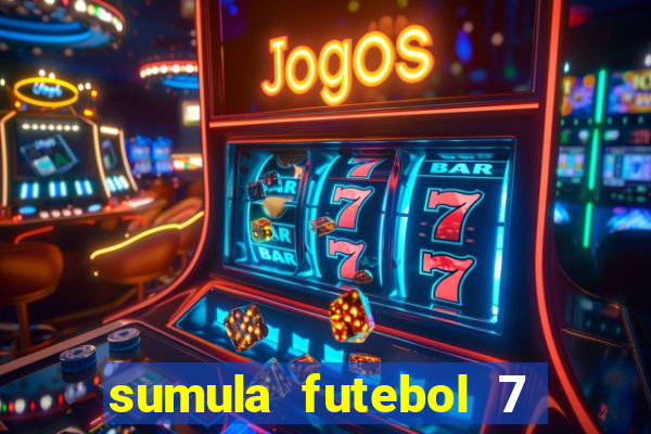 sumula futebol 7 society excel